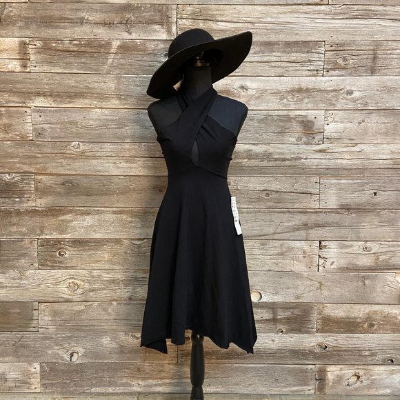 🖤American Apparel Black Halter Keyhole Dress - Picture 4 of 8